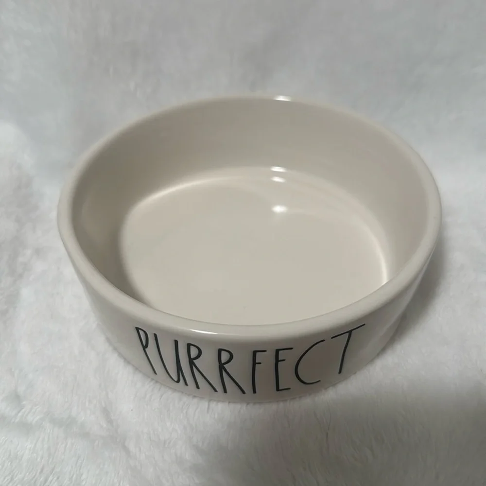 “Purrfect” Small Pet Bowl - Rae Dunn Artisan Collection by Magenta